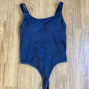 Gymshark charcoal body suit